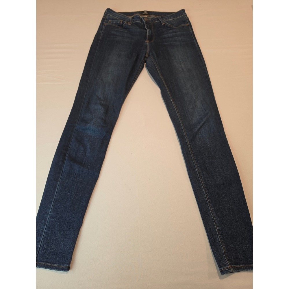 Just Black Denim Skinny Jeans Dark Wash Made in USA Womens Size 28